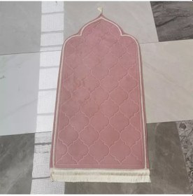 Resim Pamuklu Yeni Model Katlanabilir Namaz Seccadesi 