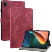 Resim Xiaomi Uyumlu Pad 5/pad 5 Pro Tiger Desenli Pu Tablet Kılıfı Uyku / Uyandırma Fonksiyonu 