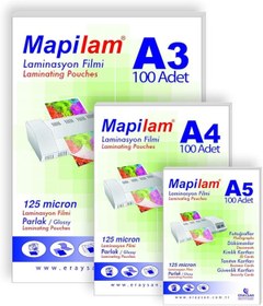Resim Genel Markalar 125 Micron Id Kart Laminasyon Filmi, Şeffaf, 65 X 95 mm 