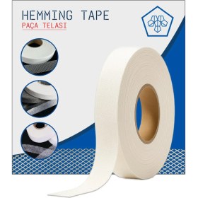 Resim Paça Telası - Paça Bantı-TEXFİX- 1 cm x100m Çift Taraflı Yapışkan Tela - Şerit Amerikan Tela 