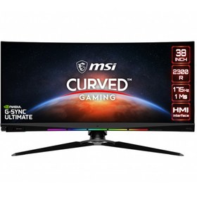 Resim MSI Optix MEG381CQR Plus 37.5 3840x1600 175Hz 1ms HDMI DP HDR 600 Curved IPS Monitör 