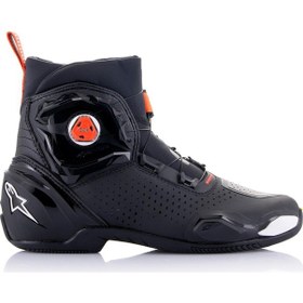Resim Alpinestars Sp-2 Korumalı Motosiklet Botu Beyaz - Kırmızı - Siyah 
