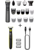 Resim Philips 15'i 1 Arada Erkek Bakım Seti - Yüz/saç/vücut (ISLAK/KURU KULLANIM) Hassas Bölge Oneblade 