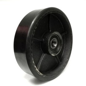 Resim Rolwal Siyah Poliüretan Transpalet Tekerleği 180X50 mm 