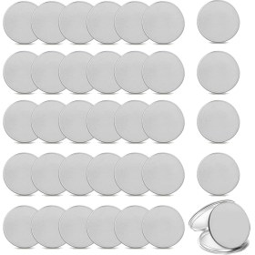 Resim 30 Pcs Boş Yarışma Para Yoksları Boşluklar Parçaları Para Dişli Koruma Kutusu Gümüş (Yurt Dışından) 