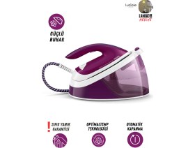 Resim Philips Compact 2400 W Mor Buhar Kazanlı Ütü i+Luciole Lambader 