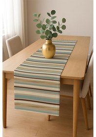 Resim Şık Dokulu Leke Tutmaz Masa Örtüsü Msrt012 Renkli 