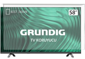 Resim Grundig 58 GGU 8935 B TV EKRAN KORUYUCU - Grundig 58\ inç Koruyucu Barcelona 58GGU8935B 