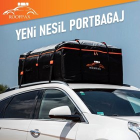 Resim Roofpax Yeni Nesil Port Bagaj, Araç Üstü Tavan Çantası 