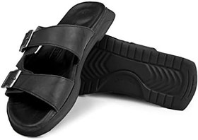 Resim Ducavelli Bada Hakiki Deri Erkek Terliği, Hakiki Deri Terlik, Ortopedik Taban Terlik, Hafif Deri Terlik 