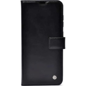 Resim Case Street Vivo Y16 Kılıf Kar Delüx Cüzdan Kartvizitli Standlı Kopçalı Siyah 