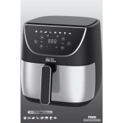 Resim Siyah Portatif Sıcak Hava Fritözü, Şık ve Kullanışlı Mutfak Cihazı 