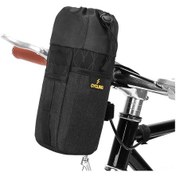 Resim Yuntech01 Dağ Bisikleti Ve Katlanır Bisikletler İçin Su Matarası Çantası - 1.5l Kapasiteli Siyah Poliester Siyah 