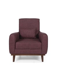 Resim Seneca Keten Berjer Bordo Bordo 