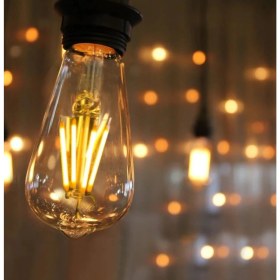 Resim Edison 4 W Sarı Işık 4 Flamanlı Rustik E27 Duy LED Ampül 1 Adet 