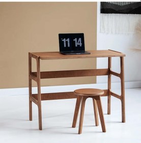 Resim Woodesk Ceres Ahşap Çalışma Masası 125x60 Tik Renk Cpt4632-125 Teak 