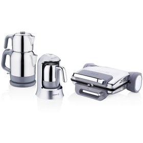 Resim Korkmaz A1858 Inox 7 Parça Elektro Set 