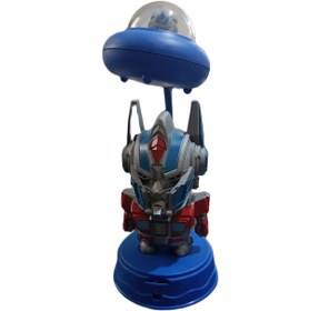 Resim KIZILARSLAN Robot figürlü çocuk masa lambası 