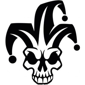 Resim Joker Oto Motor Laptop Duvar Folyo Sticker 30 X 33 Cm 