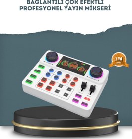 Resim ASTRALTECH Gürültü Engelleme Özellikli Canlı Yayın Ses Kartı 