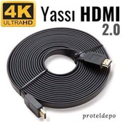 Resim Irenis HDMI Kablo - Yassı 4K HDMI Kablosu (4K 60Hz. HDMI 2.0). 3 M 