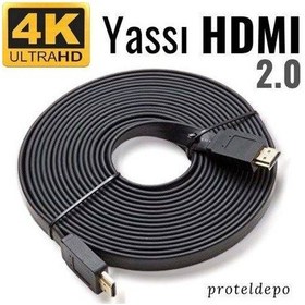 Resim Irenis HDMI Kablo - Yassı 4K HDMI Kablosu (4K 60Hz. HDMI 2.0). 3 M 