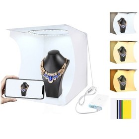 Resim Puluz 30cm Katlanır Işık Kurulu Fotoğraf Aydınlatma Stüdyosu 