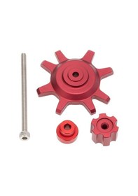 Resim Didadodo Uzaktan Kumandalı Araçlar İçin Kırmızı/siyah Metal Lastik Sökme Takma Aleti - 1/10 Ölçekli Crawler, Küçük Boyutlu 