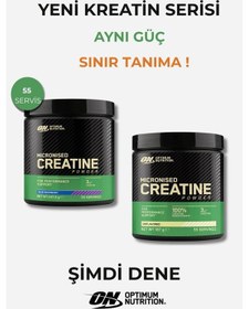 Resim Kreatin Seti Blue Raspberry Aromalı Ve Aromasız 55 Servis Mikronize Toz 
