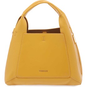Resim Sarı Deri Kadın El Çantası - S24Y1BC80262-L6I 