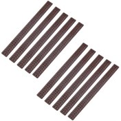 Resim Dofolink 10 Adet Polipropilen Kedi/kuş Engeli, Tırnaklı Fence Spikes, Duvar/kafes Koruyucu Kahverengi 