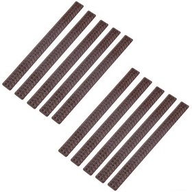 Resim Dofolink 10 Adet Polipropilen Kedi/kuş Engeli, Tırnaklı Fence Spikes, Duvar/kafes Koruyucu Kahverengi 