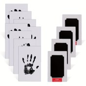 Resim 4 adet Mürekkepsiz Ped Kiti Pati Baskısı, El İzi, Ayak İzi, Temiz Dokunmatik Kirlenmez Mürekkep Ped, Evcil Hayvan Hafızası Pati Baskısı, Köpek Pati Baskısı Kiti, Köpek Burun Baskısı Kiti, Hediye Kiti 