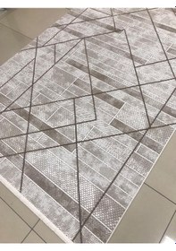 Resim Merinos Halı Ritim 73338 070 Serisi Salon Oturma Yatak Odası Halısı Kahve 