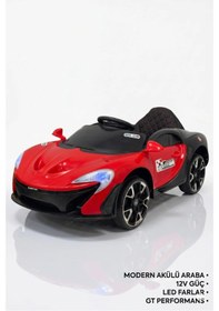 Resim Quantum Gt 12 Volt Akülü Araba Uzaktan Kumandalı Spor Çocuk Arabası Kırmızı 