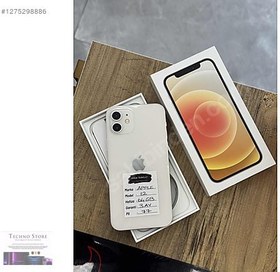 Resim Apple iPhone 12 İkinci El TR | 64 GB | Beyaz 