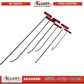 Resim Pdr Boyasız Göçük Düzeltme 6 Parça Sustalı Çubuk Seti 