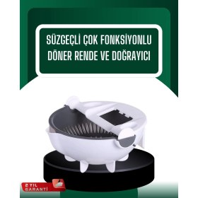 Resim Aylina Mey Ithalat® Çok Amaçlı Hazneli Sebze Rende Doğrayıcı ve Soyucu 