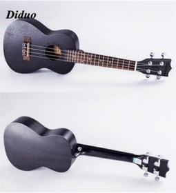 Resim Masif Maun Ağacı Siyah Renk Karma Markalı Concert Boy Ukulele 