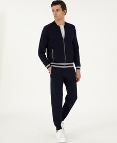 Resim Cacharel Lacivert Jogging Fit Triko Pantolon 