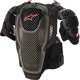 Resim Alpinestars A-6 Üst Gövde Koruma Siyah Kırmızı 