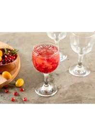 Resim English Home Helen Cam 3'lü Kadeh 240 Ml 