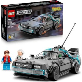 Resim LEGO® Speed Champions Geleceğe Dönüş’ten Zaman Makinesi 77256 -9 Yaş ve Üzeri Çocuklar için Yaratıcı Oyuncak Yapım Seti (357Parça) 