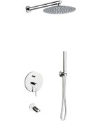 Resim Fause Fau107 Tam Ankastre Adonis Duş Seti Krom 