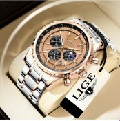 Resim Fochsia Lıge Junior Klasik Analog Quartz Saat Rose Golden Spor Ve İş Minimalist Hediye Diğer 