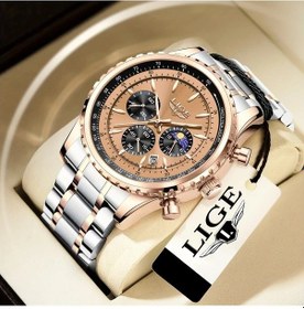 Resim Fochsia Lıge Junior Klasik Analog Quartz Saat Rose Golden Spor Ve İş Minimalist Hediye Diğer 