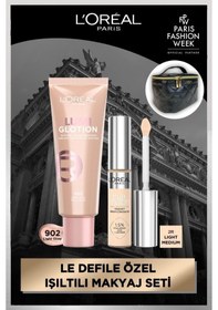 Resim L'Oréal Paris Glotion 902 + True Match Serum Kapatıcı 2R + Çanta 