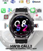 Resim howear HW18 Call 2 BTK Sim Kartlı Kameralı Amoled Ekran GPS Yeni Nesil Özellikler Android Akıllı Saat 