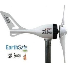 Resim Ista-Breeze İ-500 Watt 12V/24VOLT Rüzgar Türbini + Hibrit Şarj Kontrol Cihazı 