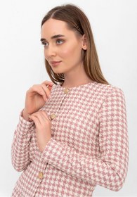 Resim Laranor Pembe Dokulu Kısa Blazer Ceket&hırka 